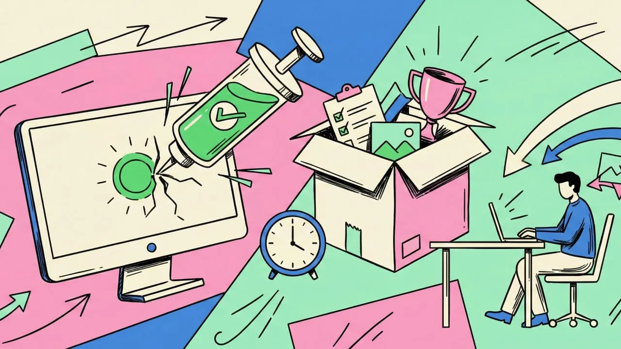 illustration demonstrating the "green status" online icon which is relevant for remote workers