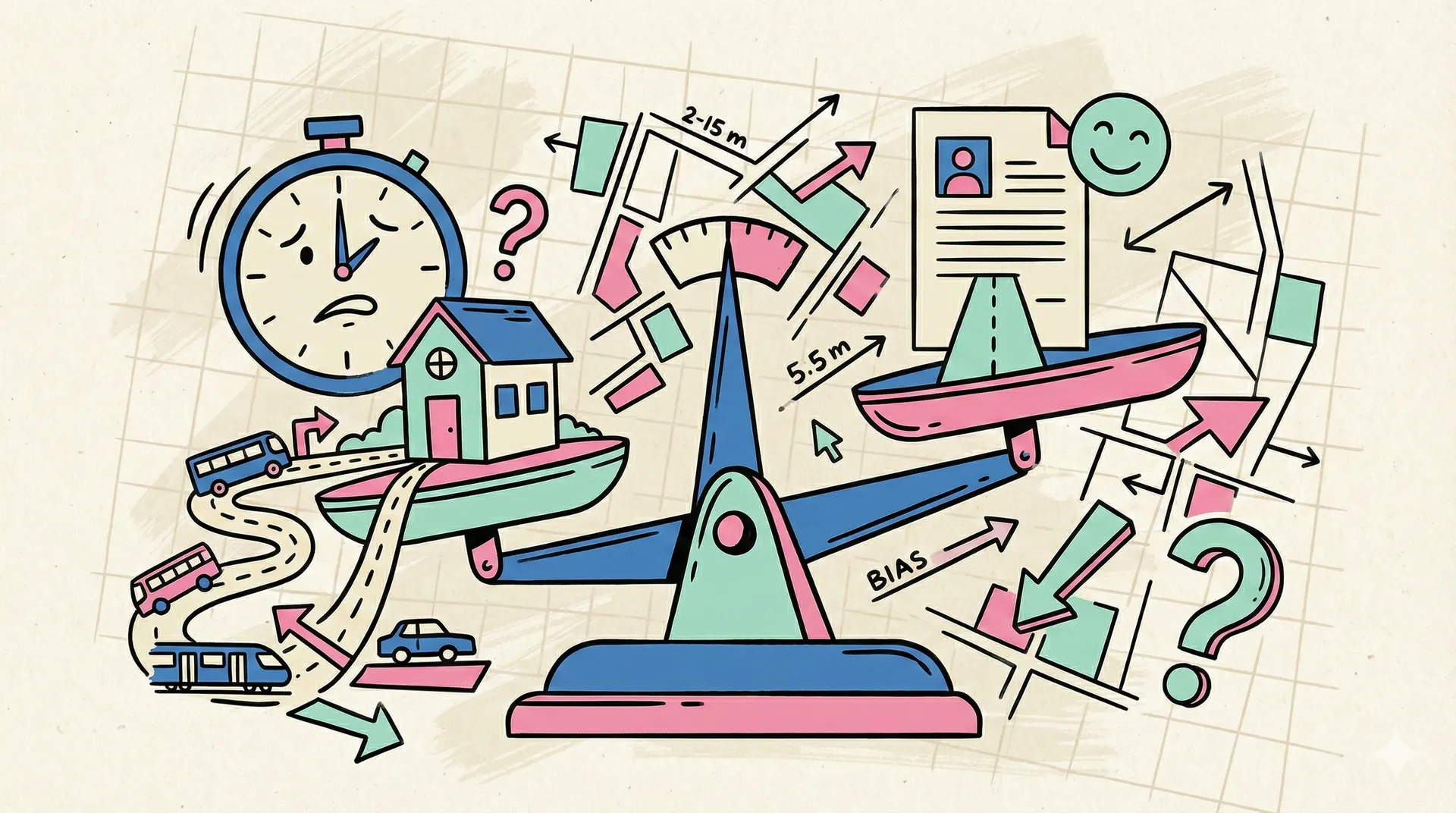 scale illustration simbolizing if you should put your address or not