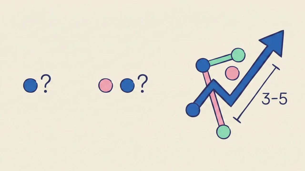illustration of 3-5 references which is the rule